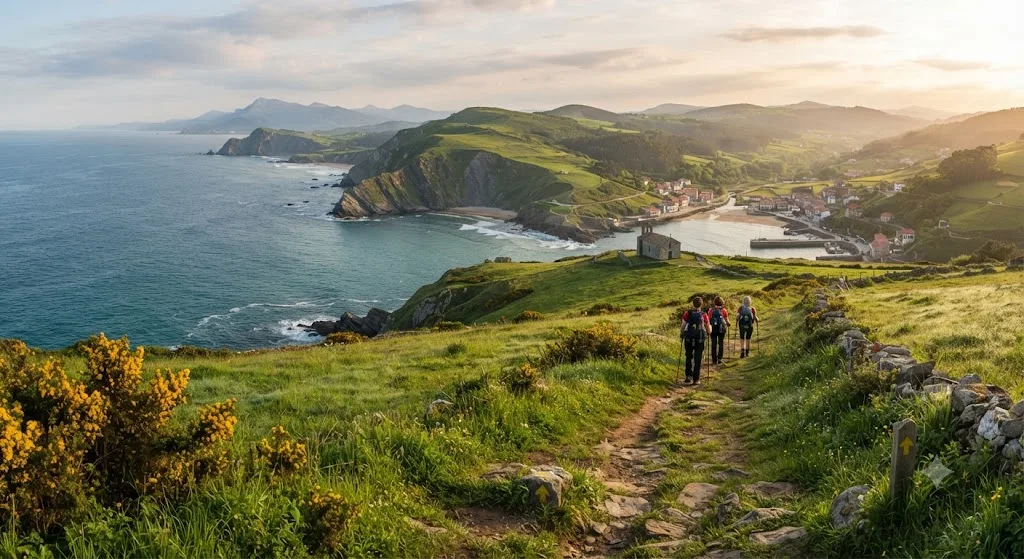 O Caminho de Santiago pela costa